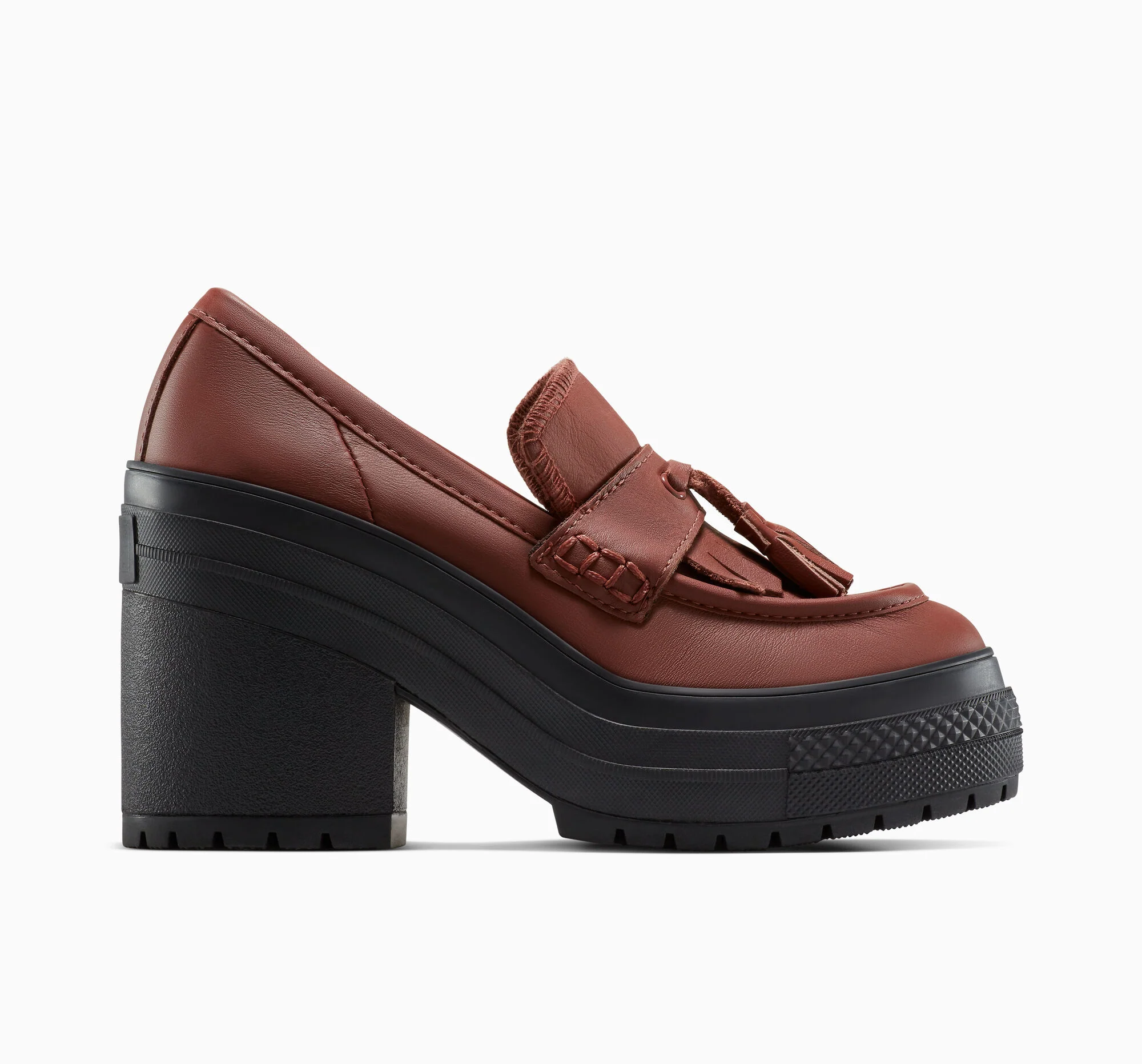 Chuck 70 De Luxe Heel Loafer Platform Leather Low Top
