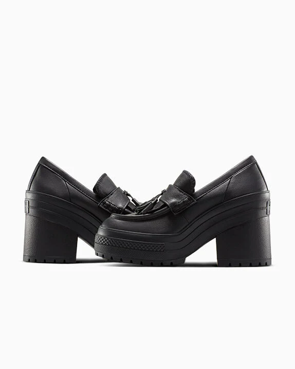 Chuck 70 De Luxe Heel Loafer Platform Leather Low Top - Image 12