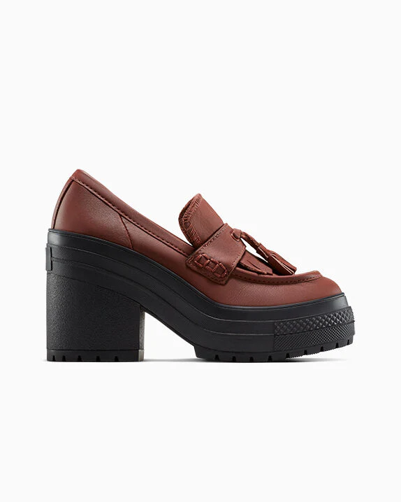 Chuck 70 De Luxe Heel Loafer Platform Leather Low Top - Image 15