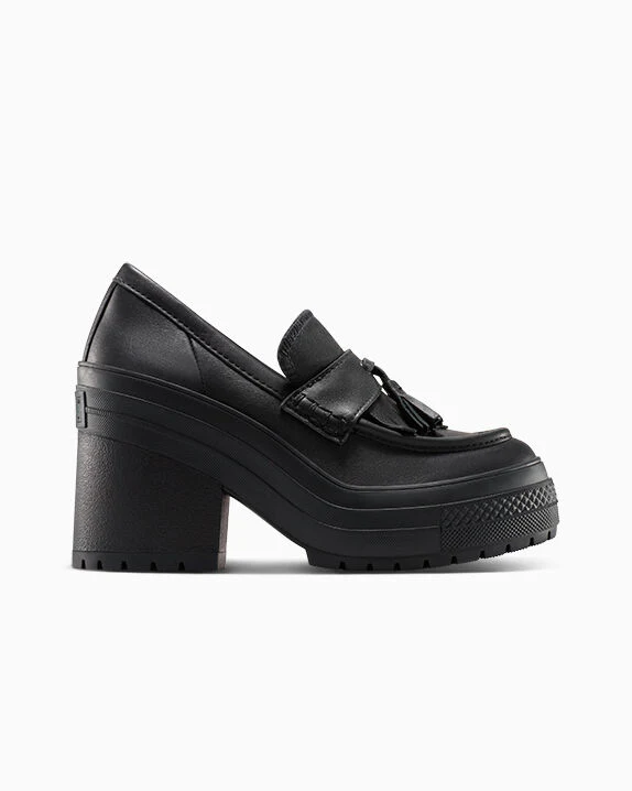 Chuck 70 De Luxe Heel Loafer Platform Leather Low Top - Image 7