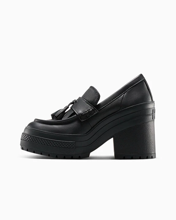 Chuck 70 De Luxe Heel Loafer Platform Leather Low Top - Image 9