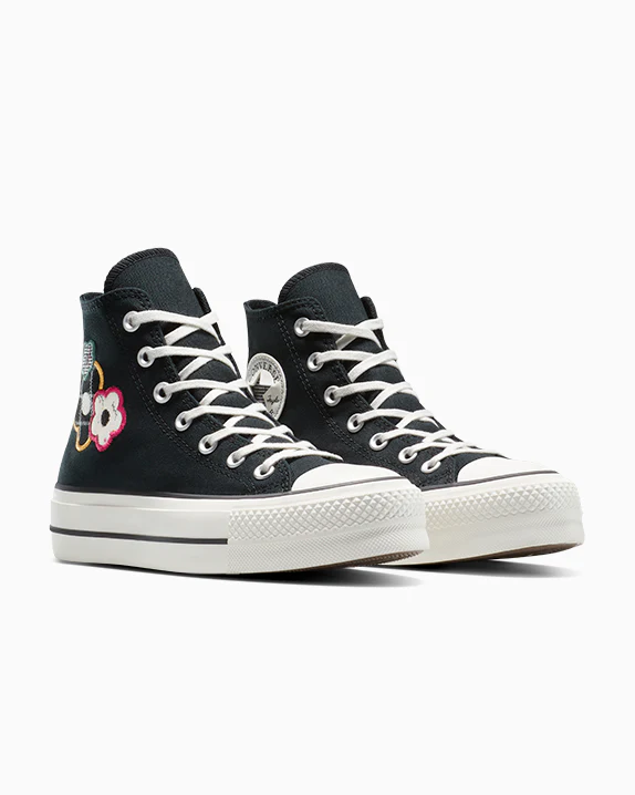 Chuck Taylor All Star Lift Platform Floral Patchwork - Image 3