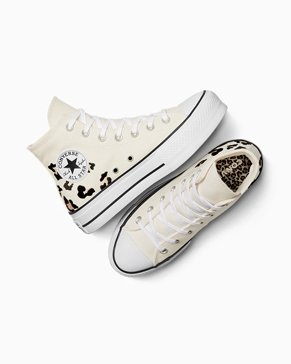 Chuck Taylor All Star Lift Platform Leopard Print High Top - Image 2