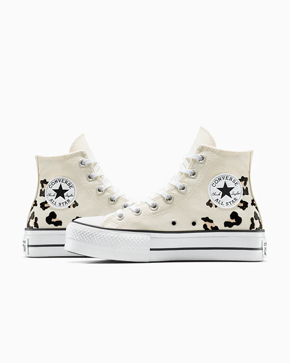 Chuck Taylor All Star Lift Platform Leopard Print High Top - Image 3