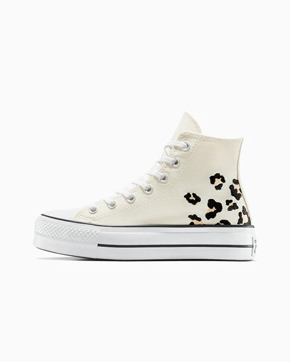 Chuck Taylor All Star Lift Platform Leopard Print High Top - Image 7