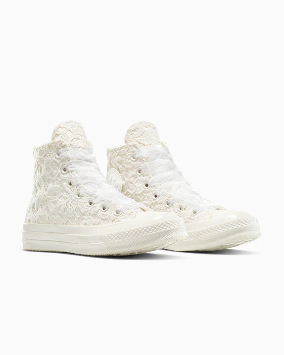 Chuck 70 Crocheted Satin High Top - Image 2