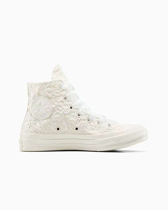 Chuck 70 Crocheted Satin High Top - Image 4