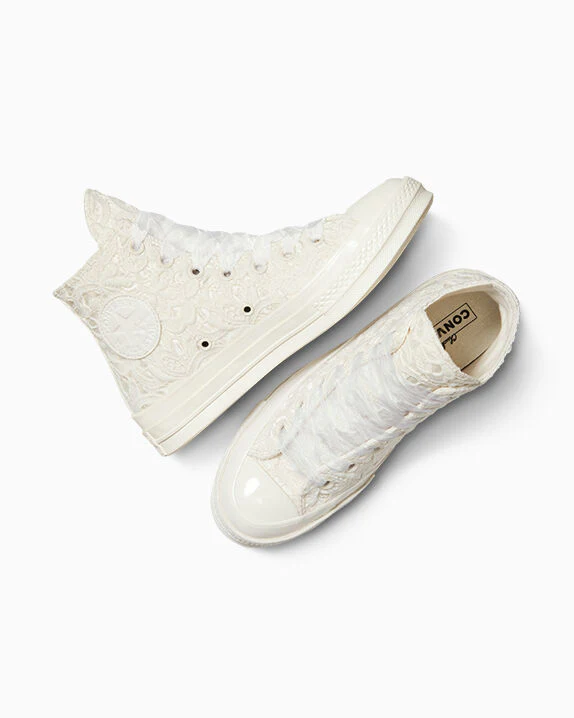 Chuck 70 Crocheted Satin High Top - Image 6