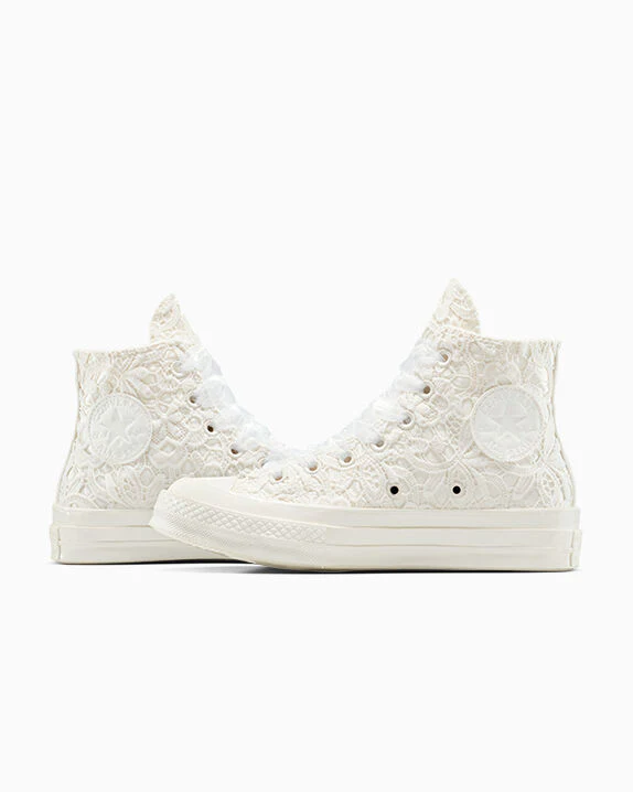 Chuck 70 Crocheted Satin High Top - Image 7