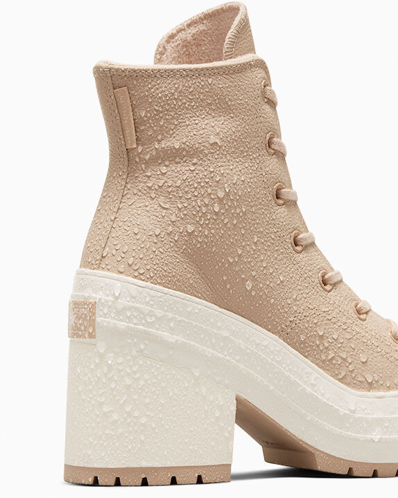 Chuck 70 De Luxe Heel Platform Weatherized Leather High Top - Image 10