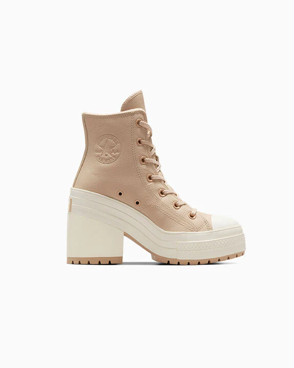 Chuck 70 De Luxe Heel Platform Weatherized Leather High Top - Image 2