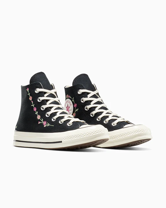Chuck 70 Embroidered Flowers High Top - Image 3