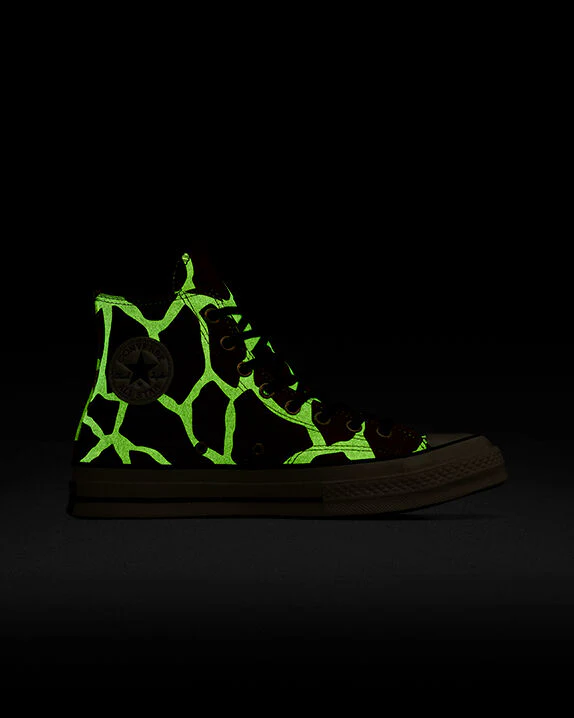 Chuck 70 Glow-In-The-Dark Giraffe Print High Top - Image 3