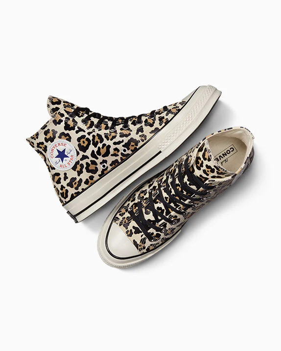 Chuck 70 Glow-In-The-Dark Leopard Print High Top - Image 7