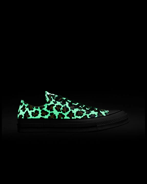 Chuck 70 Glow-In-The-Dark Leopard Print Low Top - Image 3