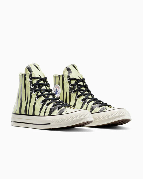 Chuck 70 Glow-In-The-Dark Zebra Print High Top - Image 4