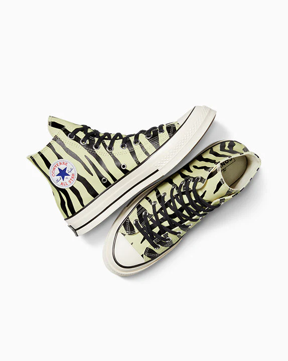 Chuck 70 Glow-In-The-Dark Zebra Print High Top - Image 5