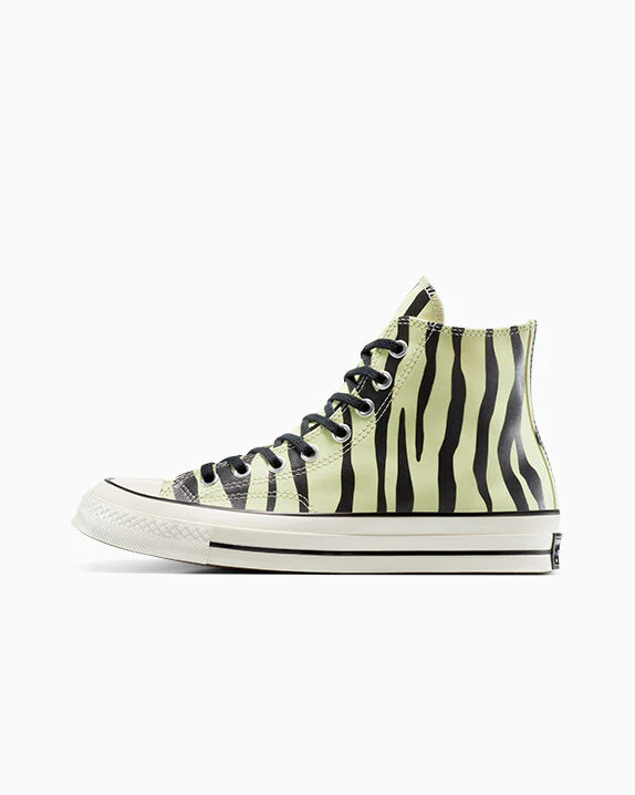 Chuck 70 Glow-In-The-Dark Zebra Print High Top - Image 7