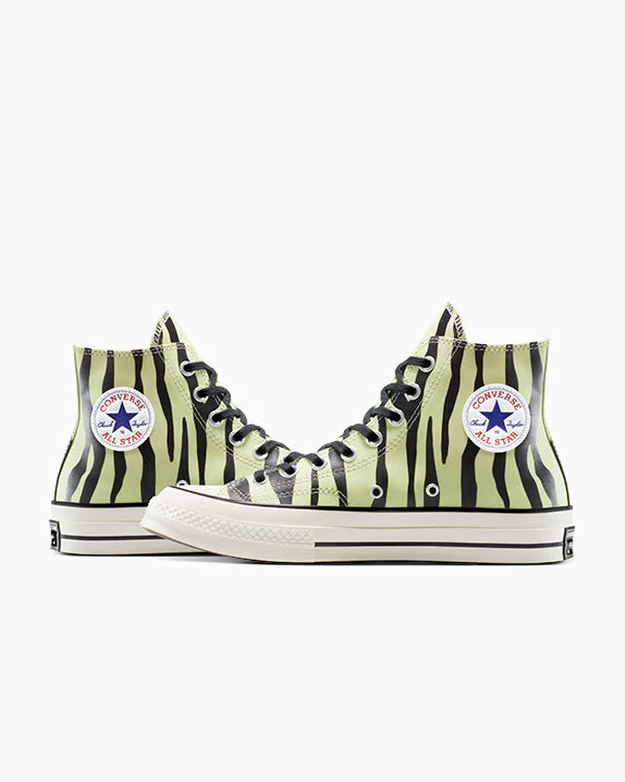 Chuck 70 Glow-In-The-Dark Zebra Print High Top - Image 8