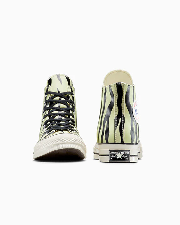 Chuck 70 Glow-In-The-Dark Zebra Print High Top - Image 9