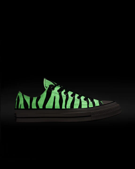 Chuck 70 Glow-In-The-Dark Zebra Print Low Top - Image 3