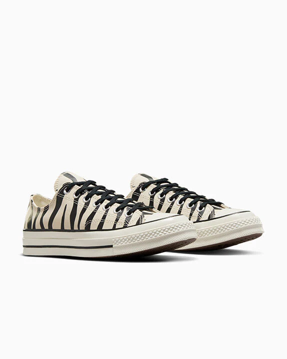 Chuck 70 Glow-In-The-Dark Zebra Print Low Top - Image 6