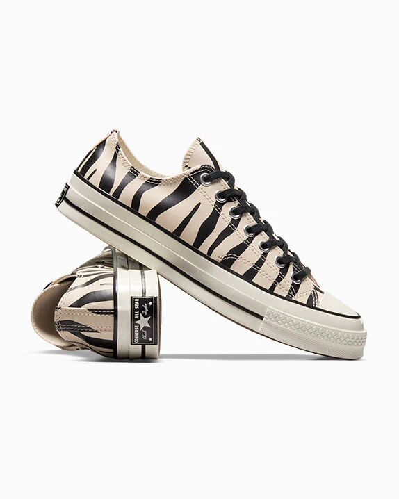 Chuck 70 Glow-In-The-Dark Zebra Print Low Top - Image 8