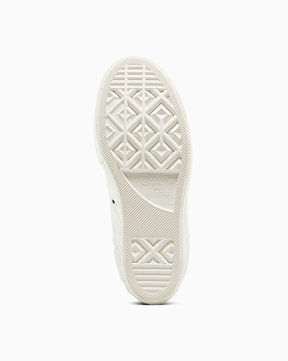 Chuck 70 Wedge Platform Crocheted Satin High Top - Image 10