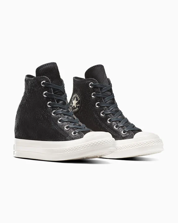 Chuck 70 Wedge Platform Luxe Pony Hair High Top - Image 2