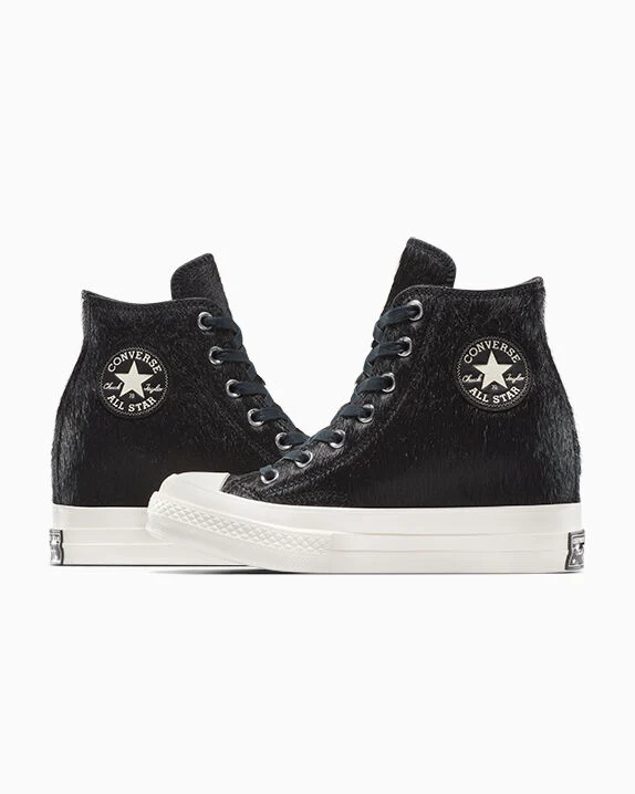 Chuck 70 Wedge Platform Luxe Pony Hair High Top - Image 3