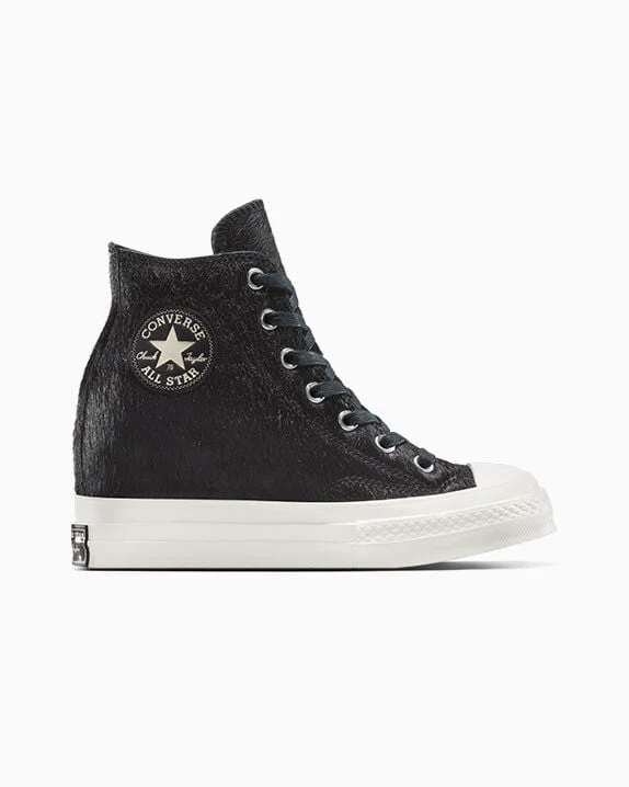 Chuck 70 Wedge Platform Luxe Pony Hair High Top - Image 4