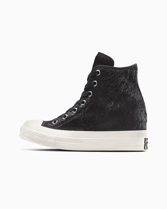Chuck 70 Wedge Platform Luxe Pony Hair High Top - Image 5