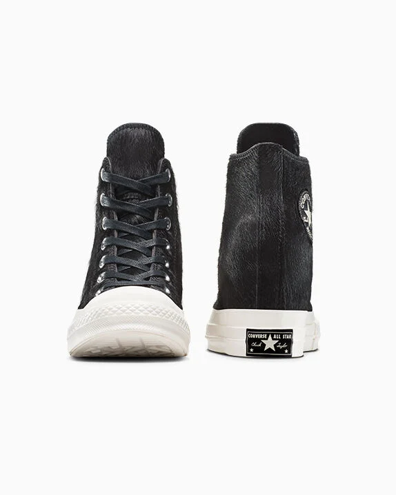 Chuck 70 Wedge Platform Luxe Pony Hair High Top - Image 7