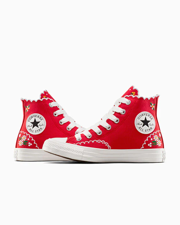 Chuck Taylor All Star Embroidered Flowers High Top - Image 2