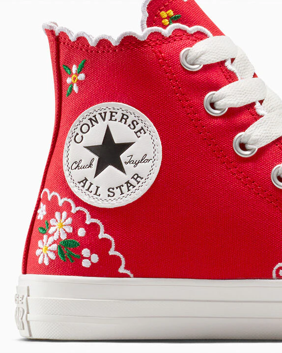 Chuck Taylor All Star Embroidered Flowers High Top - Image 3