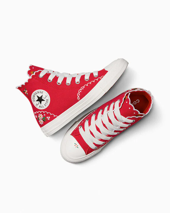 Chuck Taylor All Star Embroidered Flowers High Top - Image 7