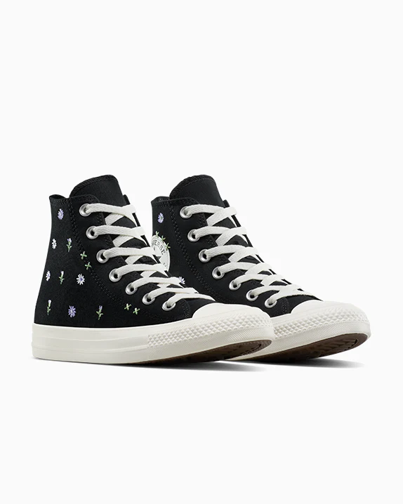 Chuck Taylor All Star Embroidered Flowers High Top - Image 2