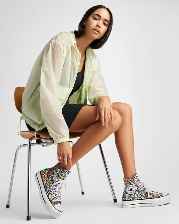 Chuck Taylor All Star Lift Allover Florals High Top - Image 10