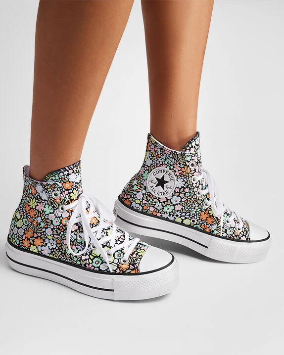 Chuck Taylor All Star Lift Allover Florals High Top - Image 2