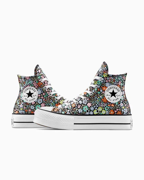 Chuck Taylor All Star Lift Allover Florals High Top - Image 8