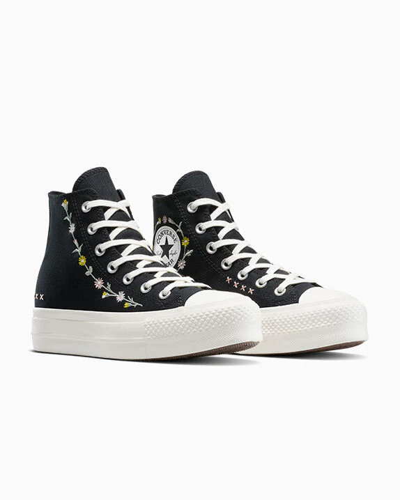 Chuck Taylor All Star Lift Floral Embroidery High Top - Image 3