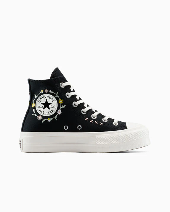Chuck Taylor All Star Lift Floral Embroidery High Top - Image 4