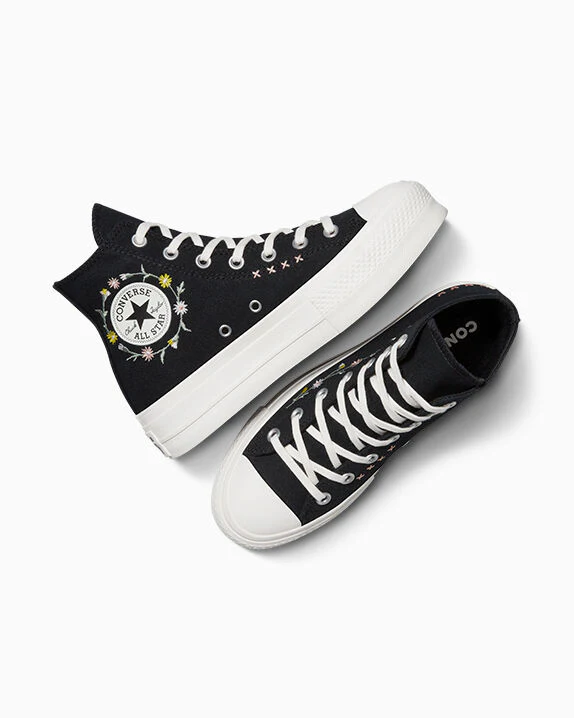 Chuck Taylor All Star Lift Floral Embroidery High Top - Image 6