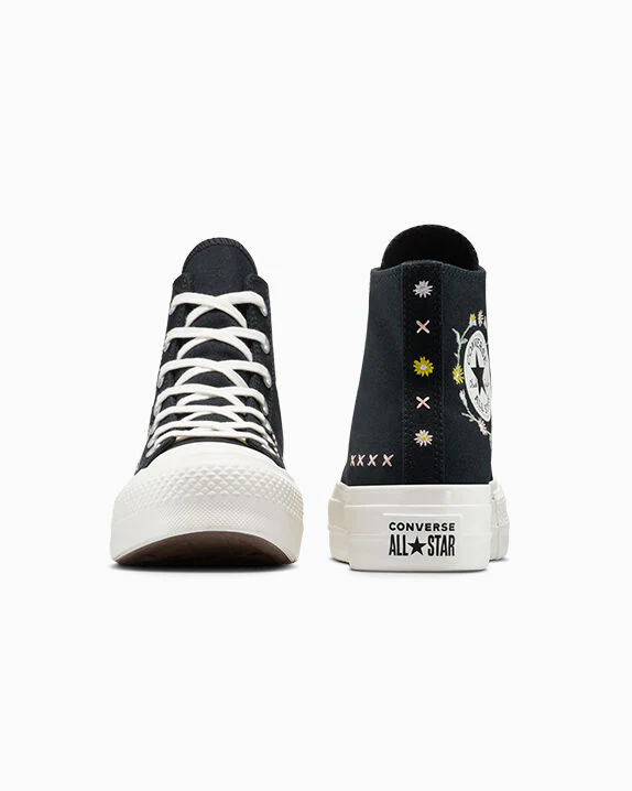 Chuck Taylor All Star Lift Floral Embroidery High Top - Image 7