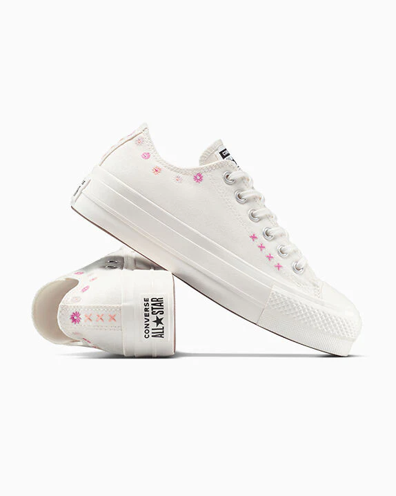 Chuck Taylor All Star Lift Floral Embroidery Low Top - Image 7