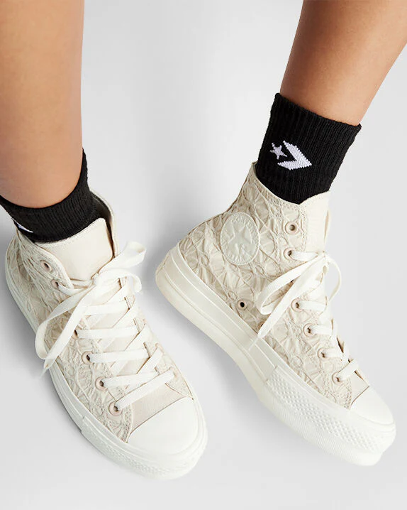 Chuck Taylor All Star Lift Platform Textured Material High Top - Image 3