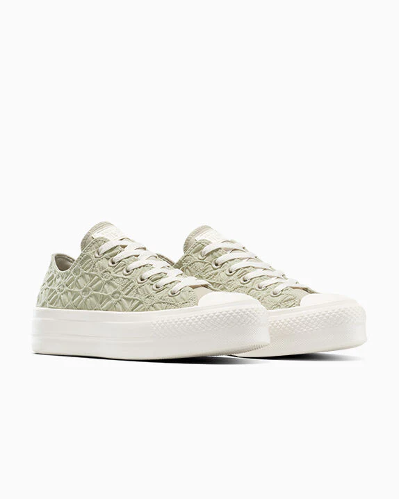 Chuck Taylor All Star Lift Platform Textured Material Low Top - Image 8