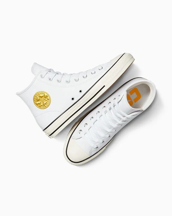 CONS Chuck Taylor All Star Pro Leather & Metallic High Top - Image 2