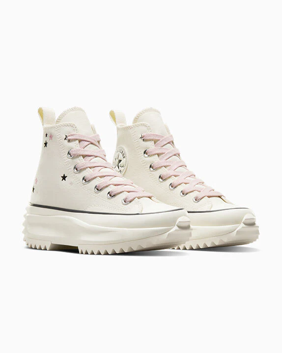 Run Star Hike Platform Embroidered Stars High Top - Image 2