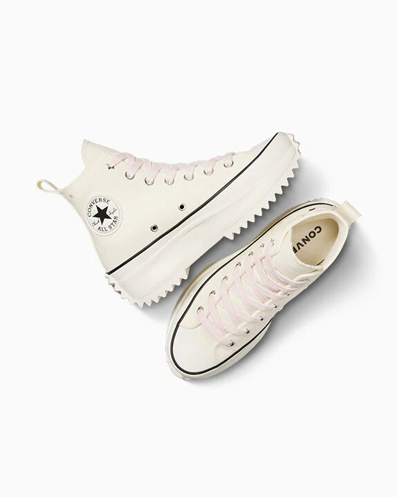 Run Star Hike Platform Embroidered Stars High Top - Image 4
